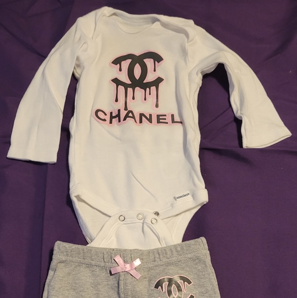 Infant Baby Girl Victoria Secret Pink Outfits (Size 3-6mo) - Picture 7 of 10